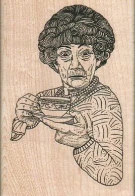 Lady With Cup 2 3/4 x 4-0