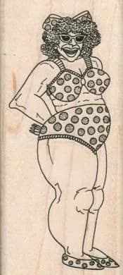 Bathing Beauty 1 3/4 x 3 3/4-0
