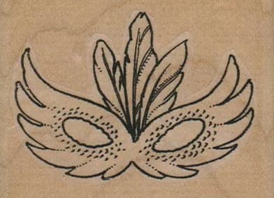 Mardi Gras Mask 2 3/4 x 2-0