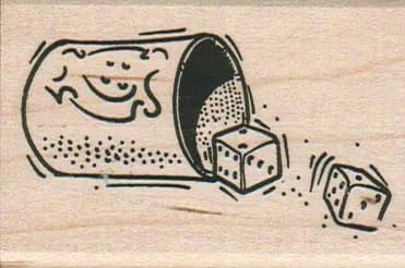 Rolling Dice 1 3/4 x 2 1/2-0