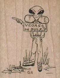 Vegas Or Bust Alien 1 1/2 x 1 3/4-0