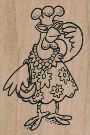 Mrs. Cluck Standing 2 1/4 x 3 1/4-0