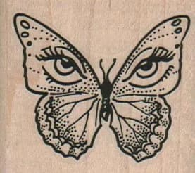 Butterfly Eyes 2 x 1 3/4-0