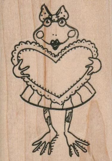 Frog With Big Heart 2 x 2 3/4-0