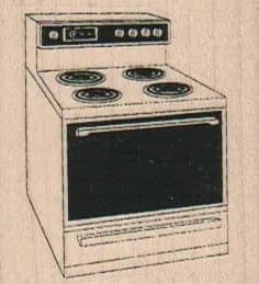 Electric Stove 1 3/4 x 1 3/4 (2127H-0