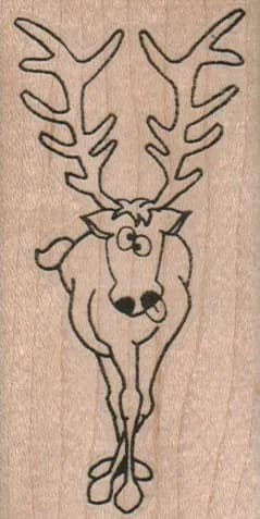 CrossEyed Reindeer 1 3/4 x 3 1/4-0