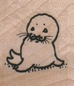 Baby Seal Front 1 x 1-0