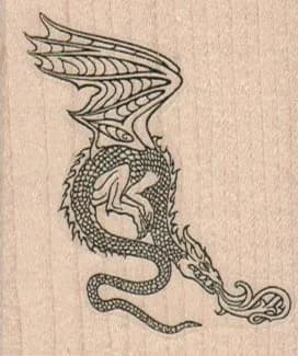 Dragon Breathing Fire 2 x 2 1/4-0