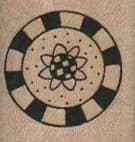Checkered Circle/Atom/Sm 1 x 1-0