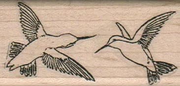 Pair O' Hummingbirds 1 1/4 x 2 1/2-0