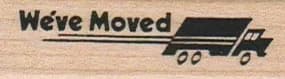 We've Moved (Truck) 3/4 x 2-0