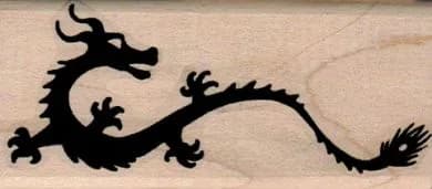 Stylized Dragon Large 11/2 x 3 1/4-0