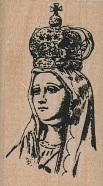 Virgin Mary 1 1/2 x 2 1/2-0