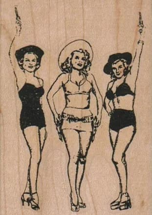 Shoot 'Em Up Gals 2 1/4 x 3-0