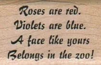 Roses Are Red/Face 1 x 1 1/2-0