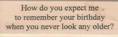 How Do You Expect Me 1 x 2 3/4-0