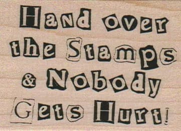 Hand Over The Stamps 2 x 2 1/2-0