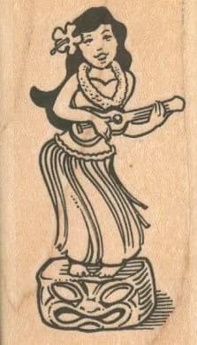 Hula Dancer 1 3/4 x 3-0