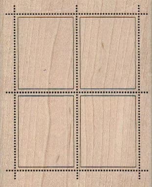 Stamp Perforations 3 1/4 x 4-0