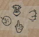 Bomb/Finger/Butt/Tongue 1" Cube-0