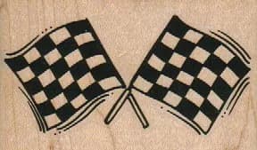 Racing Flags 3 x 1 3/4-0