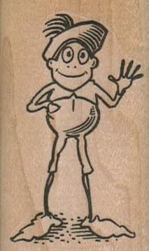Brownie Waving 1 1/2 x 2 1/2-0