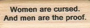 Women Are Cursed 3/4 x 2-0