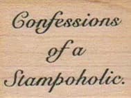 Confessions Of A Stampoholic 1 1/4 x 1 1/4-0