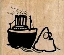 Titanic Meets IceBerg 1 1/2 x 1 1/4-0