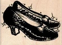 Tap Shoes Side View 2 1/2 x 1 3/4-0