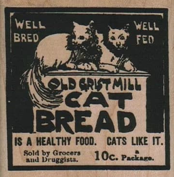 Cat Bread 2 1/2 x 2 1/2-0