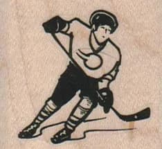 Hockey Player 1 3/4 x 1 1/2-0
