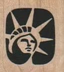 Small Statue of Liberty Head 1 x 1-0