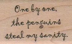 One By One The Penguins 1 1/4 x 1 3/4-0