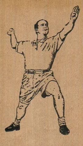 Throwing Man 2 x 3 1/4-0