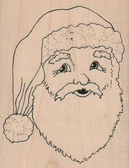 Santa Face 3 x 3 3/4-0