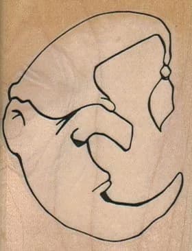 Sleeping Moon in NightCap 2 x 2 1/2-0