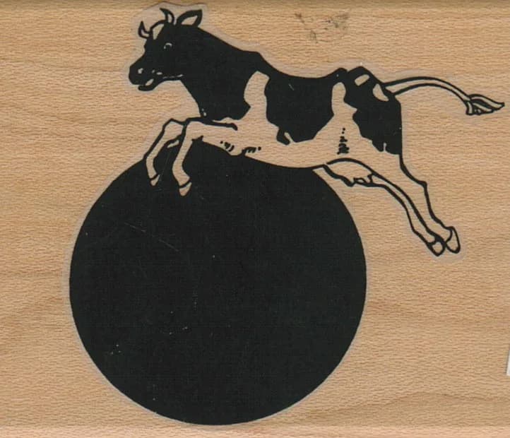 Cow Jumping Over The Moon 2 1/2 x 3-0
