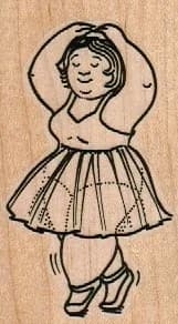 Chunky Ballerina 1 3/4 x 3-0