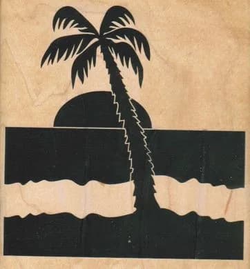 Palm Beach Scene 4 1/2 x 4 3/4-0