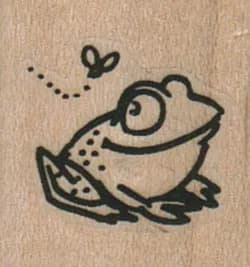 Happy Frog Eyeing Fly 1 x 1-0