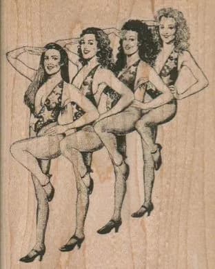 Saluting Dancers 3 1/2 x 4 1/4-0