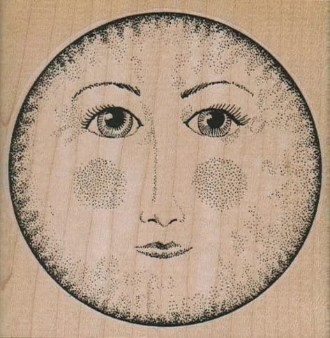 Man In The Moon 3 1/4 x 3 1/4-0