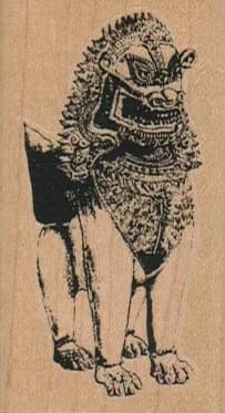 Chinese Lion 1 1/2 x 2 1/2-0