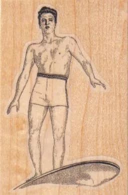 Surfing Guy 2 1/4 x 3 1/4-0