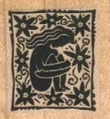 Sitting Lady Design 1 x 1-0