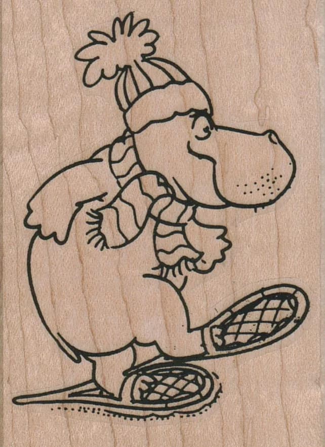 Hippo Snowshoeing 2 1/4 x 3-0