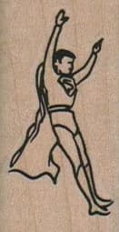 Superman Flying 1 x 1 3/4-0