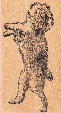 Wheaton Terrier Dancing Dog 2 x 3 1/2-0
