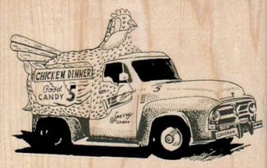 Chicken Truck 3 1/4 x 2-0